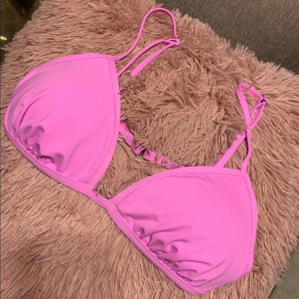 NWOT The Bikini Lab Solid Triangle Bikini Top